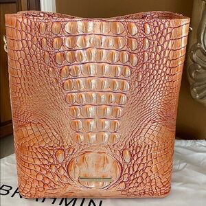 Brahmin NWOT Apricot Rose Celina